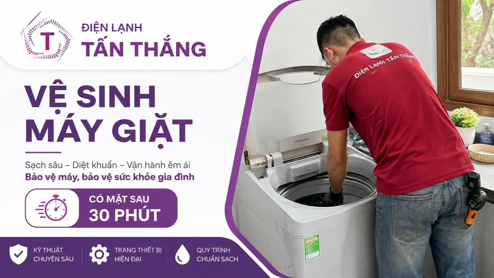 Dịch vụ vệ sinh máy giặt